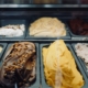 ice cream on black tray