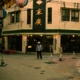 a person standing in front of a building